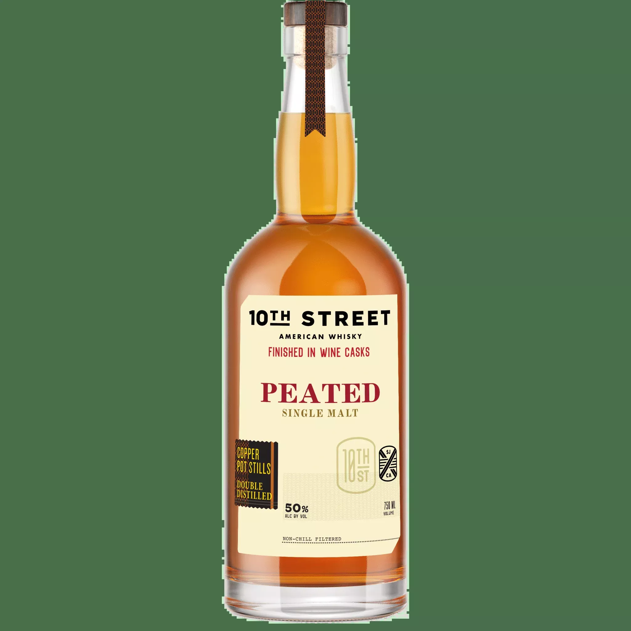 10th Street Distillery - Peated American Single Malt (750ML)