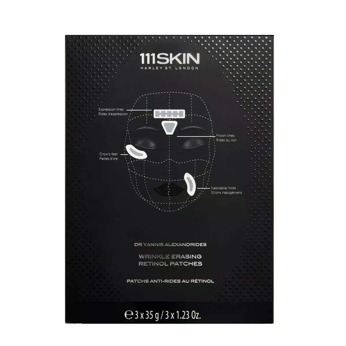 111SKIN Wrinkle Erasing Retinol Patches Box