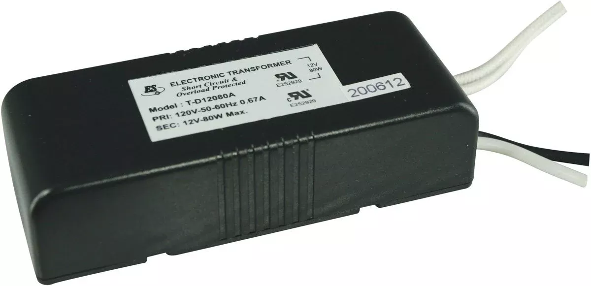 120V Input, 12V Output for Halogen lamp only, 60W. Class 2