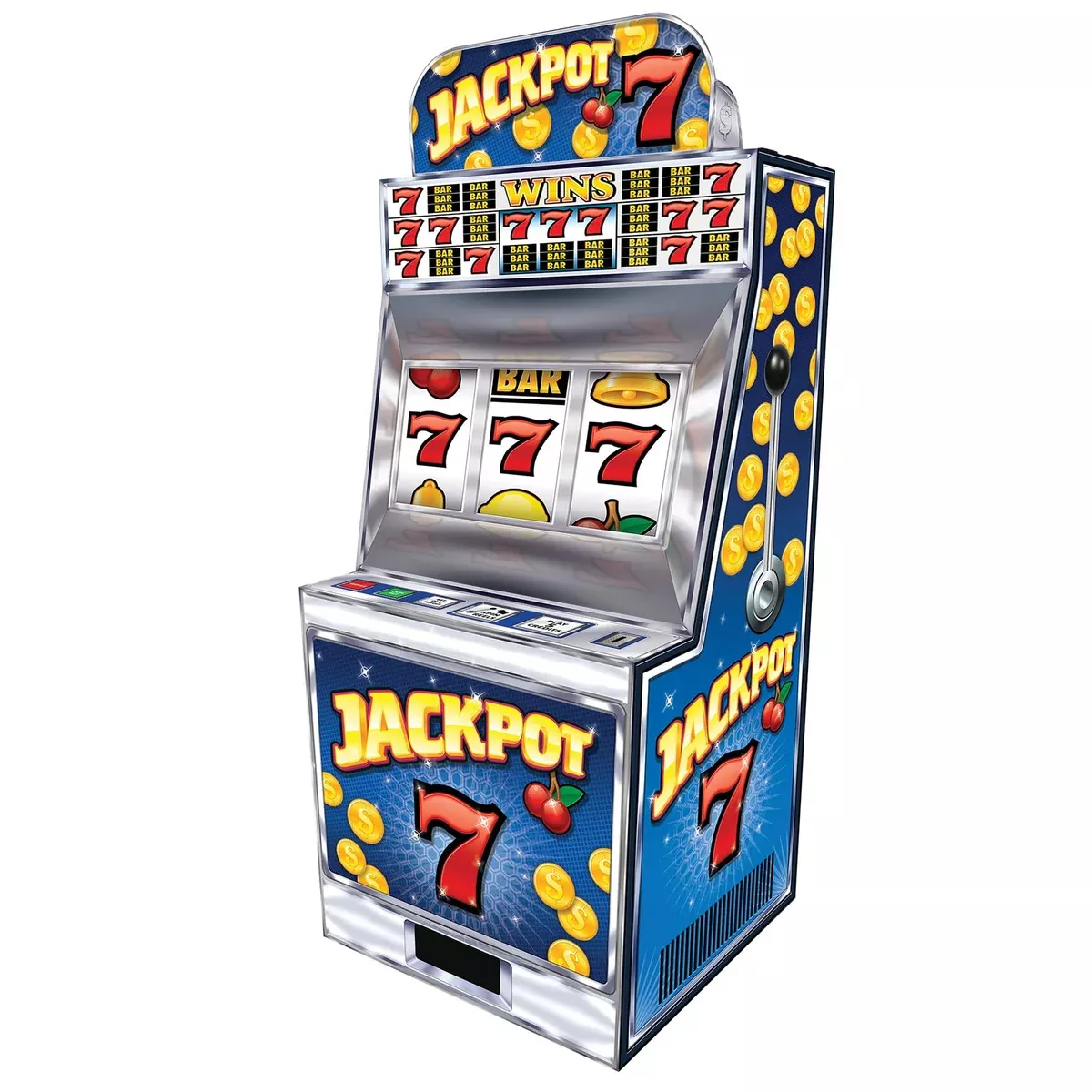 3D Slot Machine Stand Up Decoration - 12.75' - Multicolor