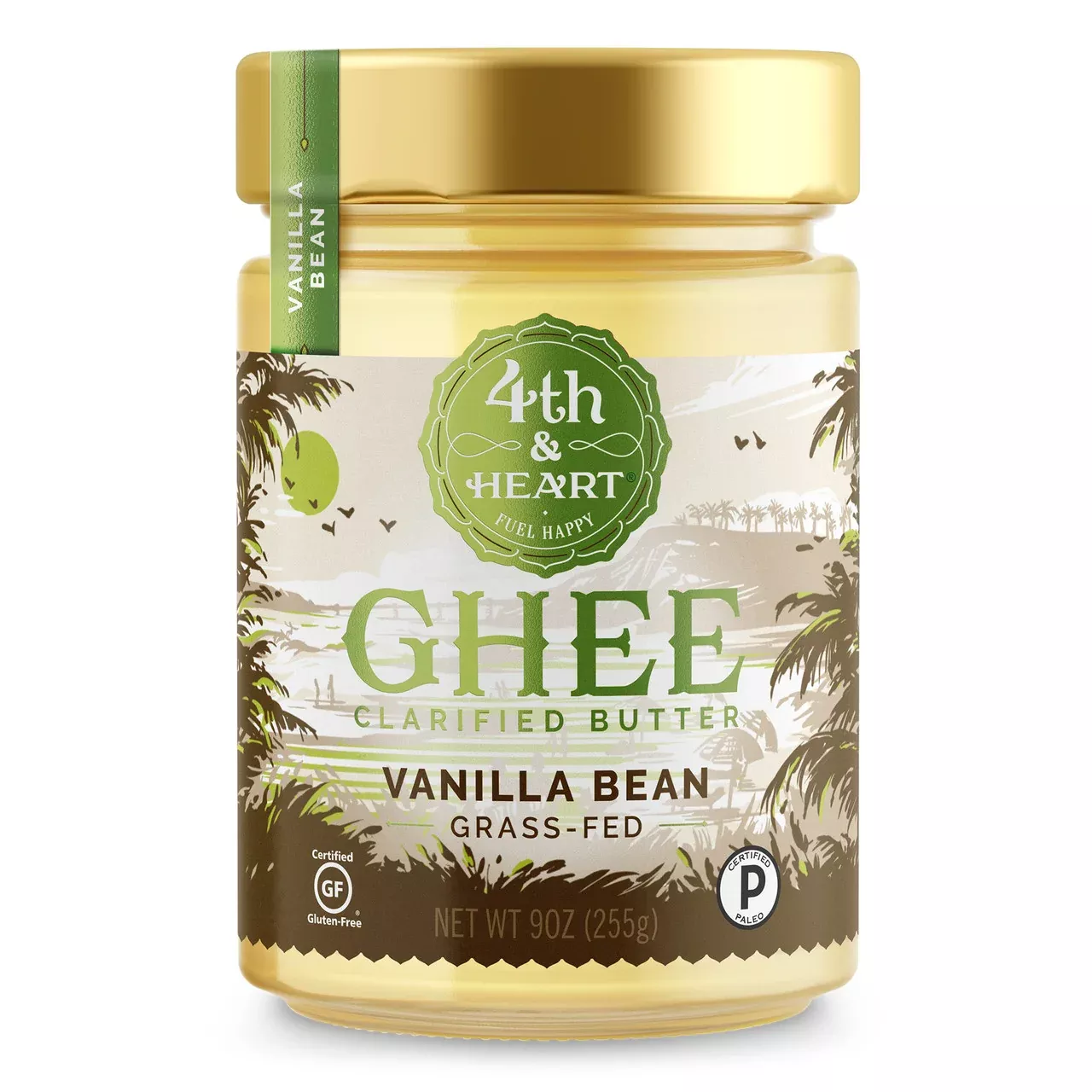 4Thhrt Ghee Vanilla Bean- Case Of6 X 9 Oz- 4Th & Heart