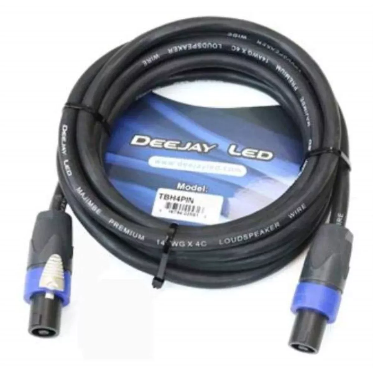 6 Foot Length SPEAKON 4-Connector to SPE