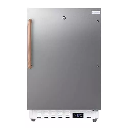 Accucold 20” Freezer, 2.47 cu.ft. Capacity, Undercounter, Built-in, Breakroom, ADA Compliant, -25°C Storage, White - ADA305AF