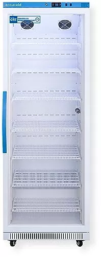 Accucold ARG18PV-CRT Upright Controlled Room Temperature Cabinet; Purpose-built Design to store Medication, Pharmaceuticals, and other Sensitive Materials; 18 cu.ft Capacity; Automatic Defrost