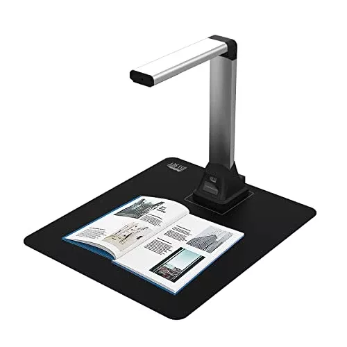 Adesso 5 Megapixel Document Camera for Teacher Scanner with Multi-Language OCR Text Recognition Real-time Projection, Video Recording, Foldable & Portable Cybertrack 520