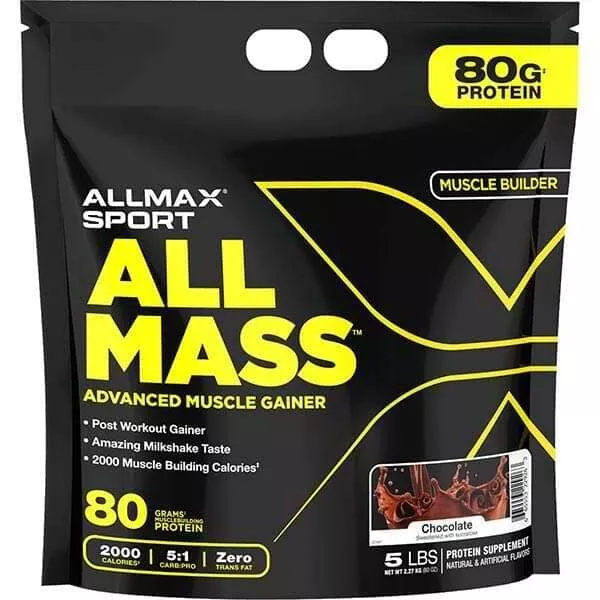 Allmax AllMass Advanced Muscle Mass Gainer, 5lbs