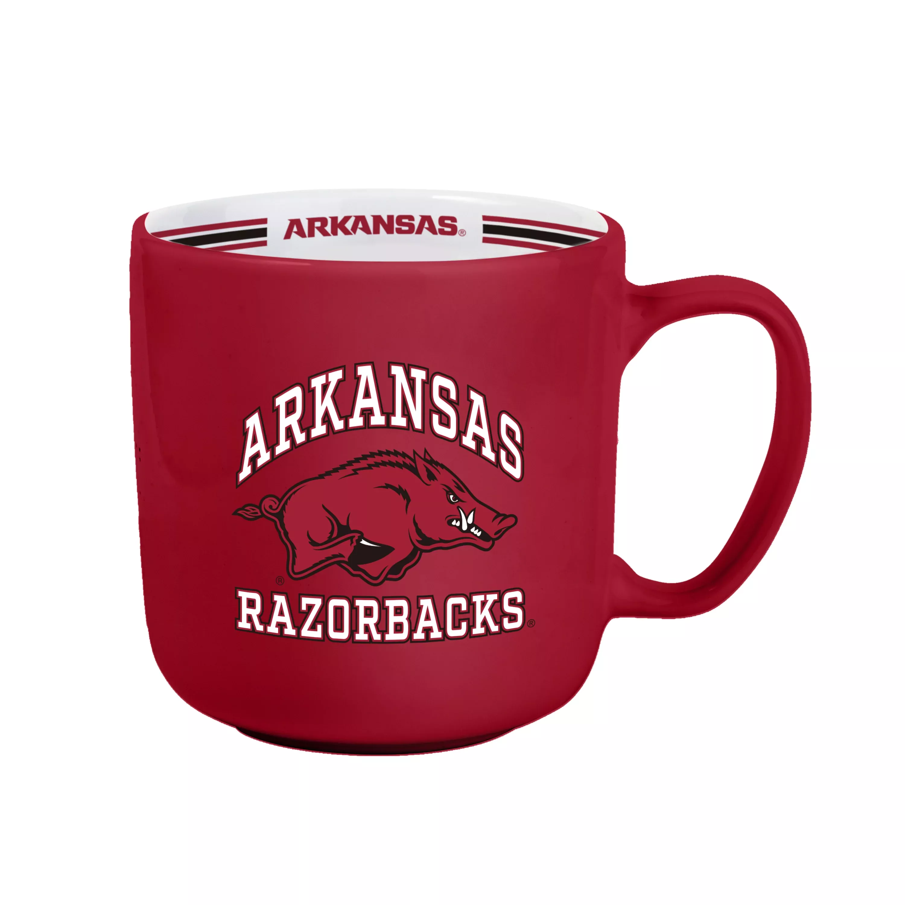 Arkansas Razorbacks Coffee Mug 15oz Stripe Design - Logo Brands