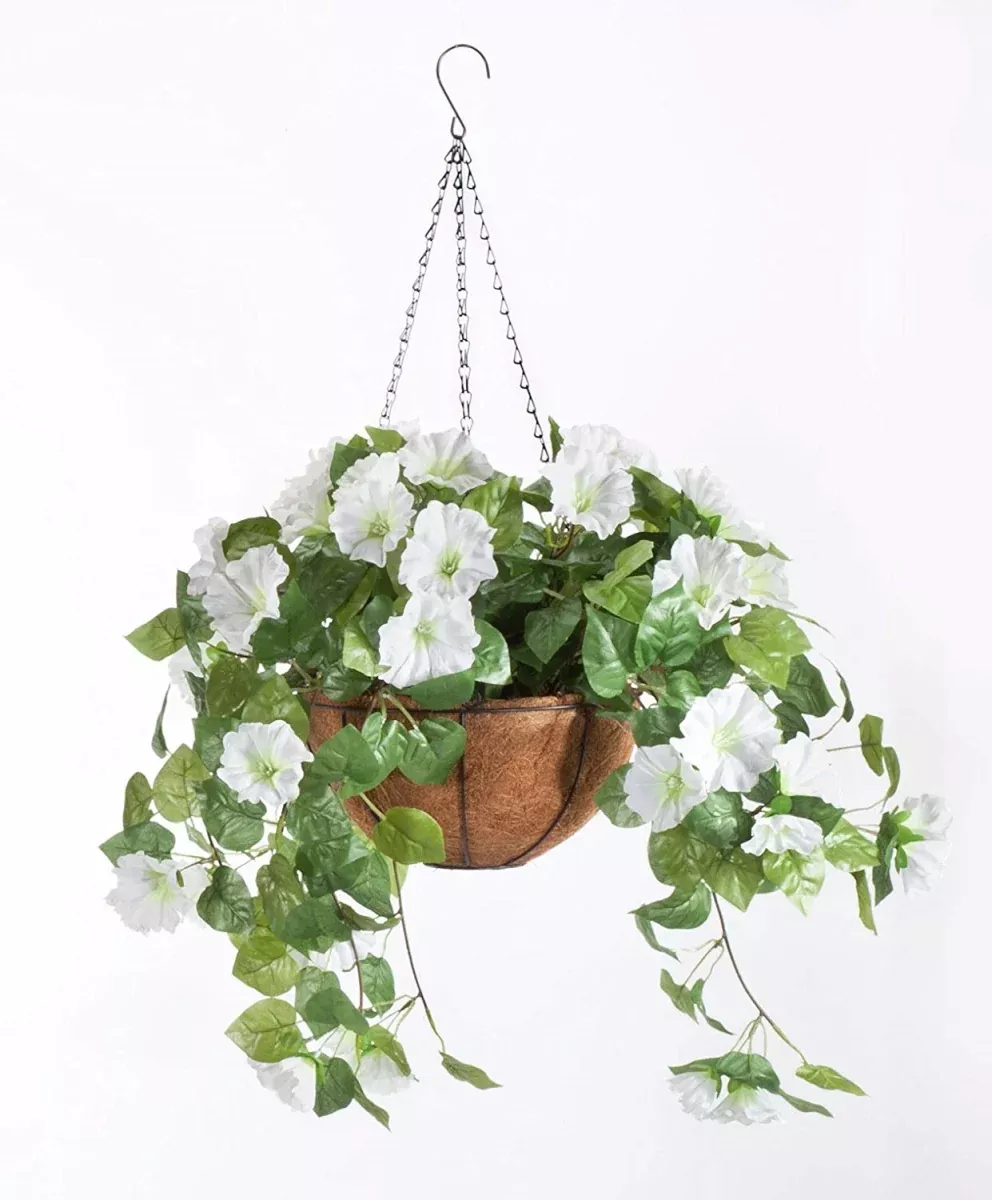 ATT Southern 259808 10 in. Weave Hang BasketLight Terra Cotta