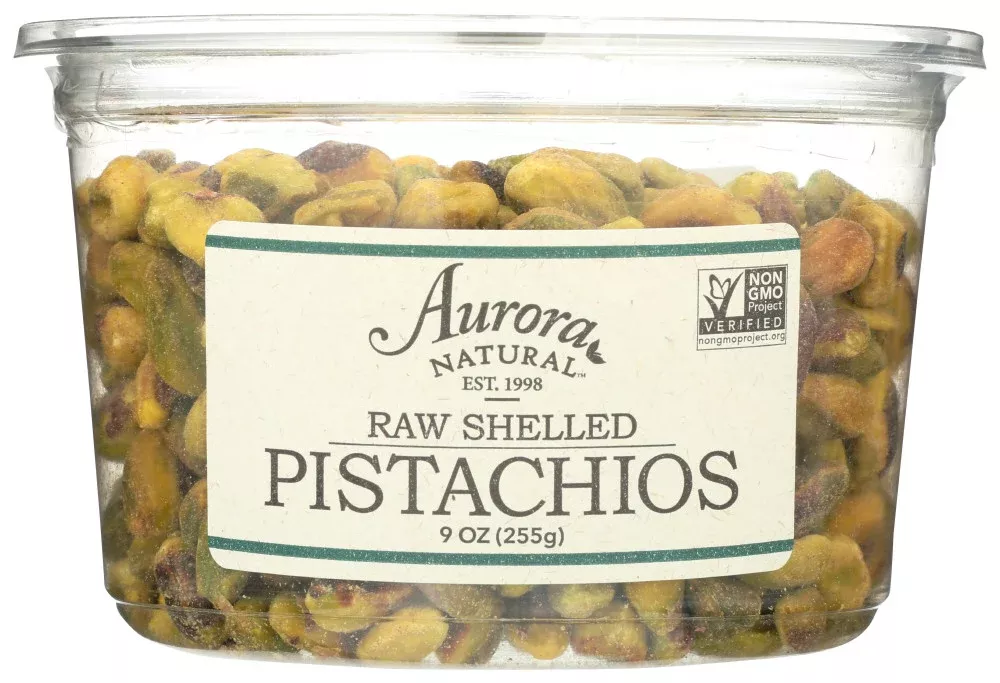 Aurora Pistach Shlld Raw- Case Of12 X 9 Oz- Aurora Natural