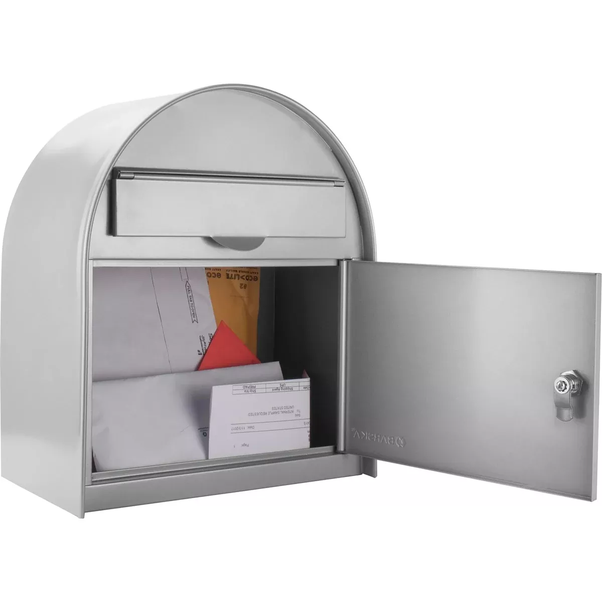 Barska Wall Mount Drop Box with Key Lock – Locking Mail, Suggestion, or Payment Box for Home, Office, Classroom, or Business Use