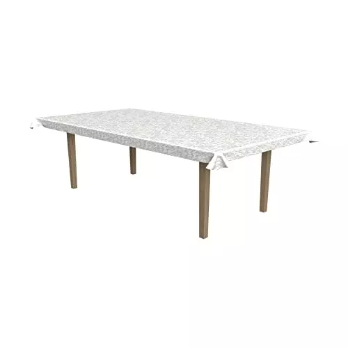 Beistle Masterpiece Plastic Lace Table Roll (white) Party Accessory (1 count) (1/Pkg) ("40""x100'") (50956)