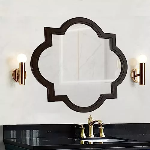 Bellaterra Home 9907-M-SW Walnut Framed Mirror