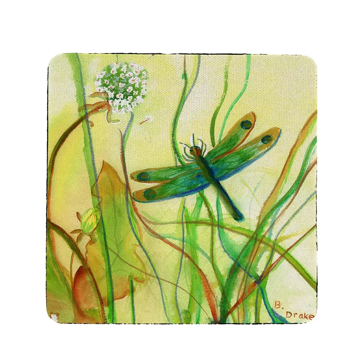 Betsy Drake Betsy's Dragonfly Coaster Set of 4