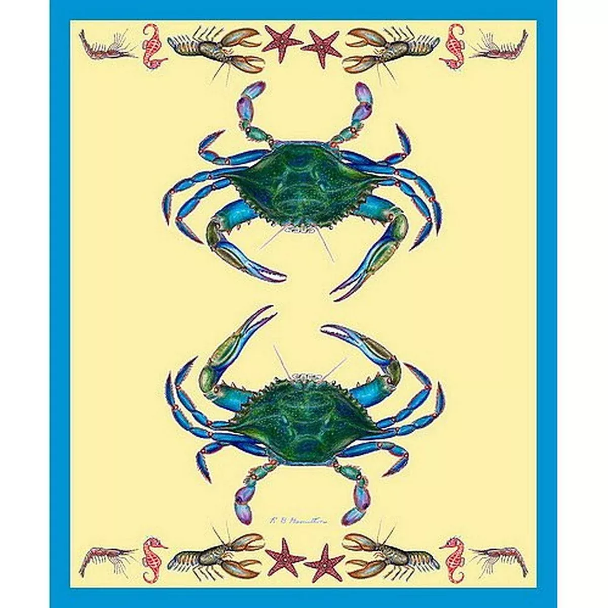 Betsy Drake BK004 Female Crab Throw