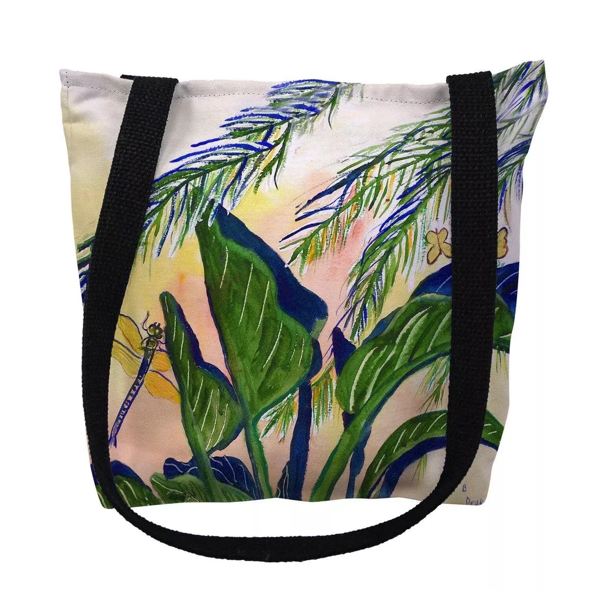 Betsy Drake Elephant Ears Medium Tote Bag 16x16