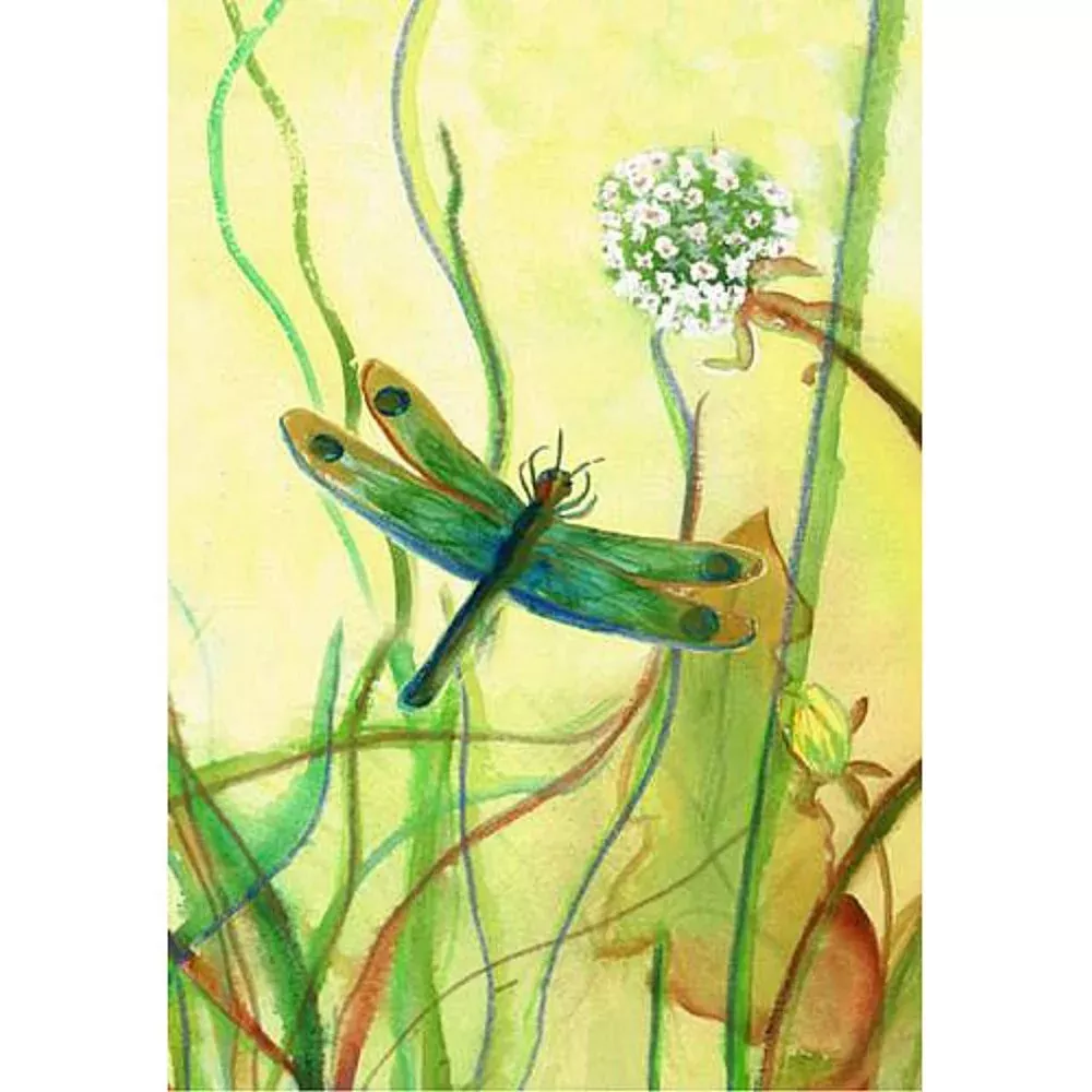 Betsy Drake FL187 Betsy's Dragonfly Flag, 12.5" x18"