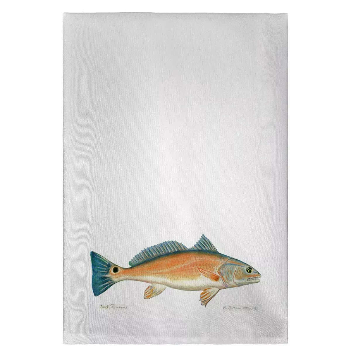 Betsy Drake GT012 Red Drum Guest Towel