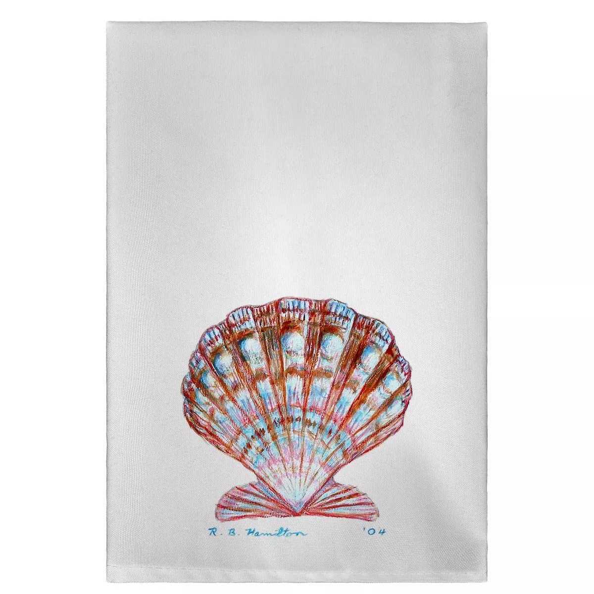 Betsy Drake GT112 Scallop Shell Guest Towel
