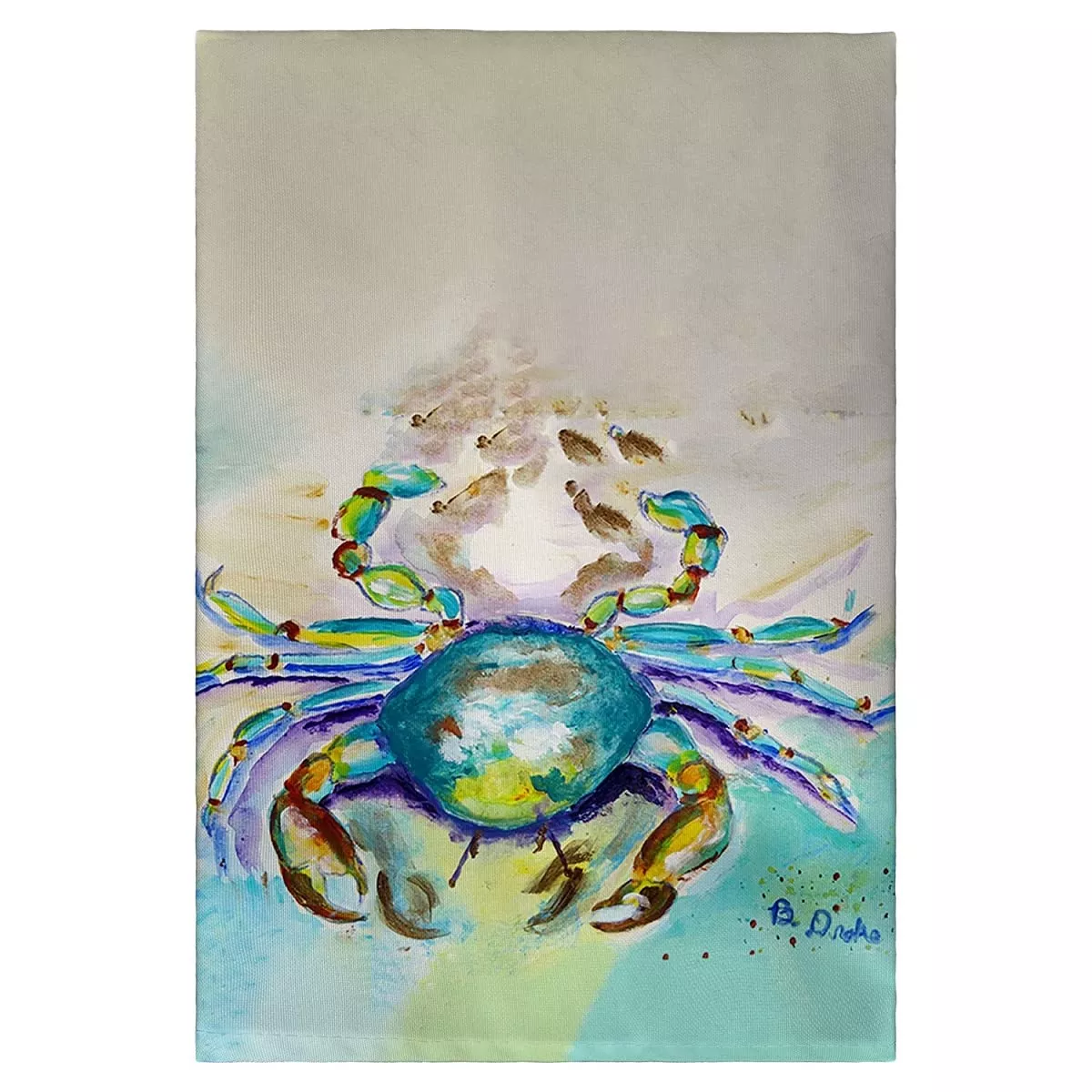 Betsy Drake GT1145 Alaskan Crab Guest Towel