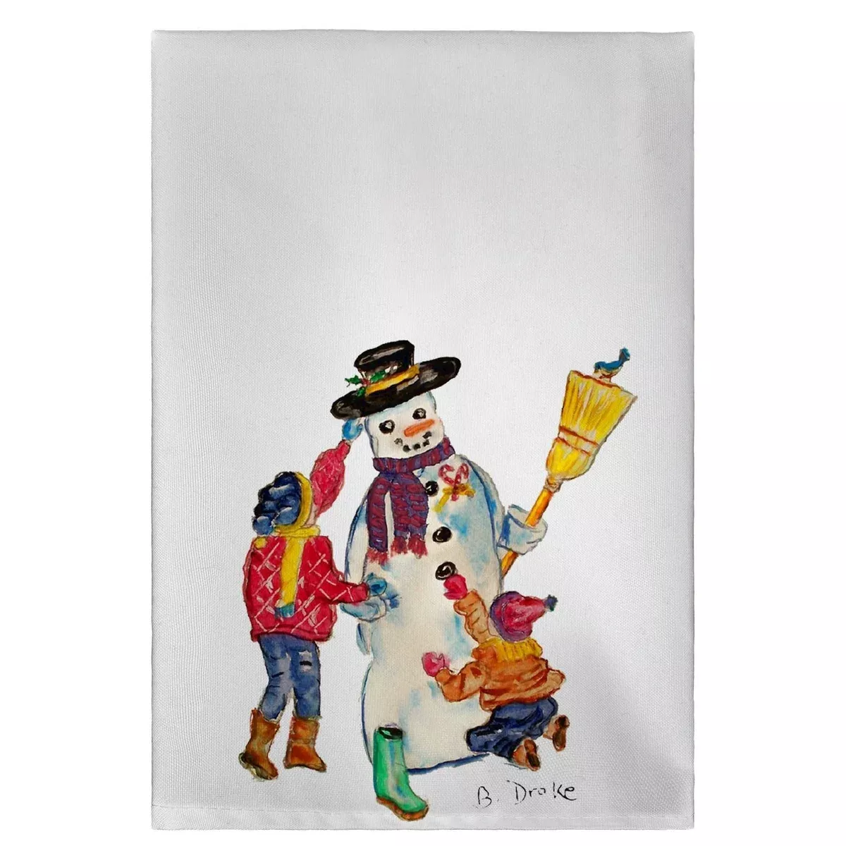 Betsy Drake GT903 Snowman Guest Towel