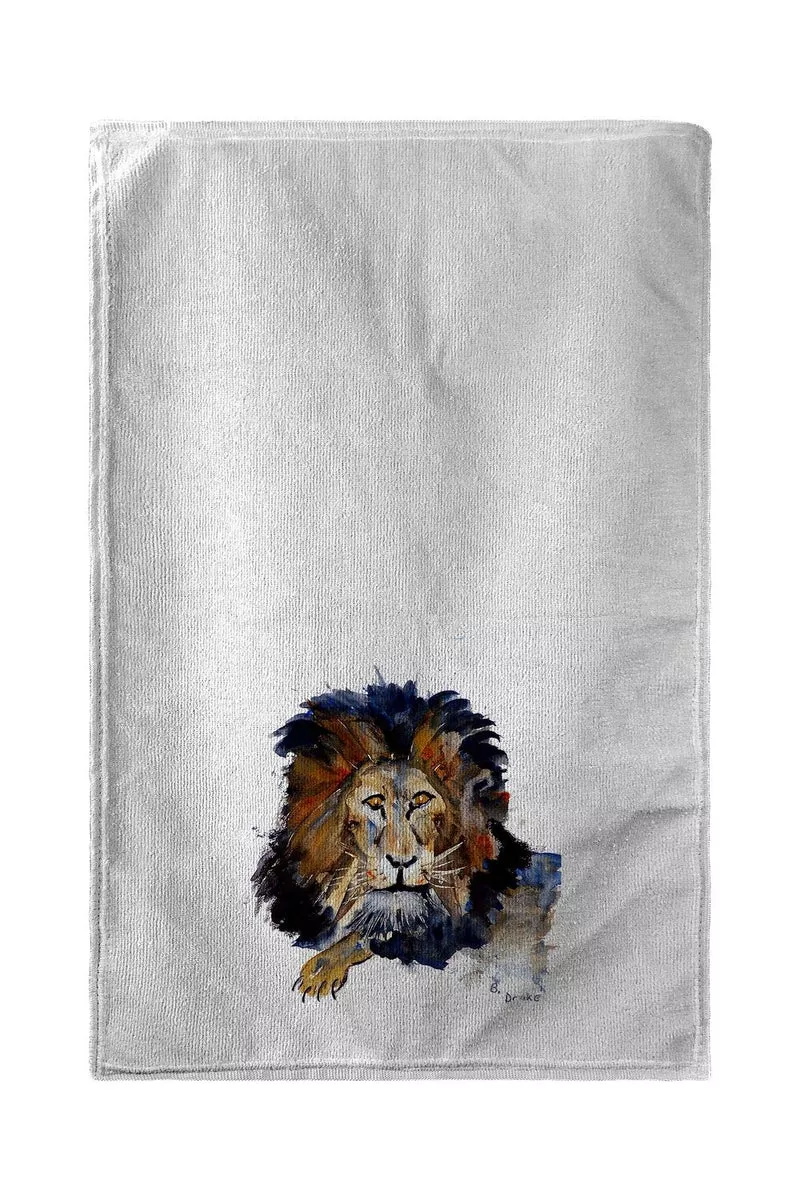 Betsy Drake Lion Beach Towel