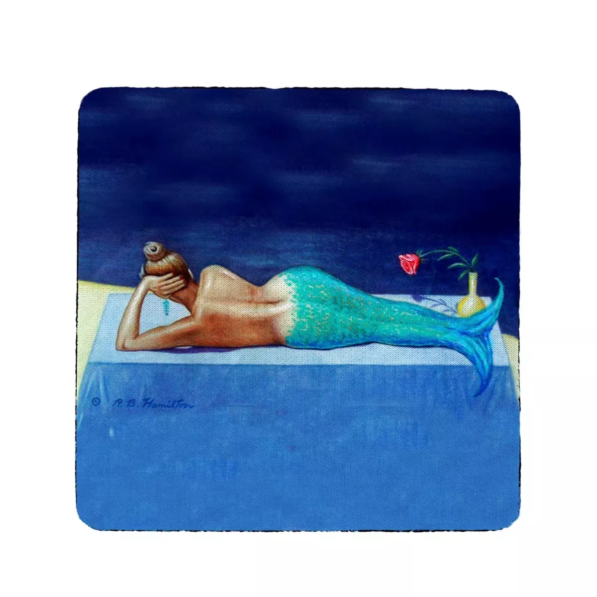 Betsy Drake Mermaid Coaster Set of 4