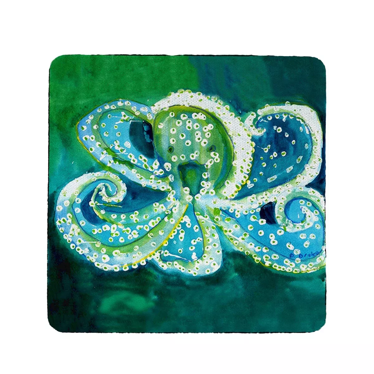 Betsy Drake Octopus Coaster Set of 4