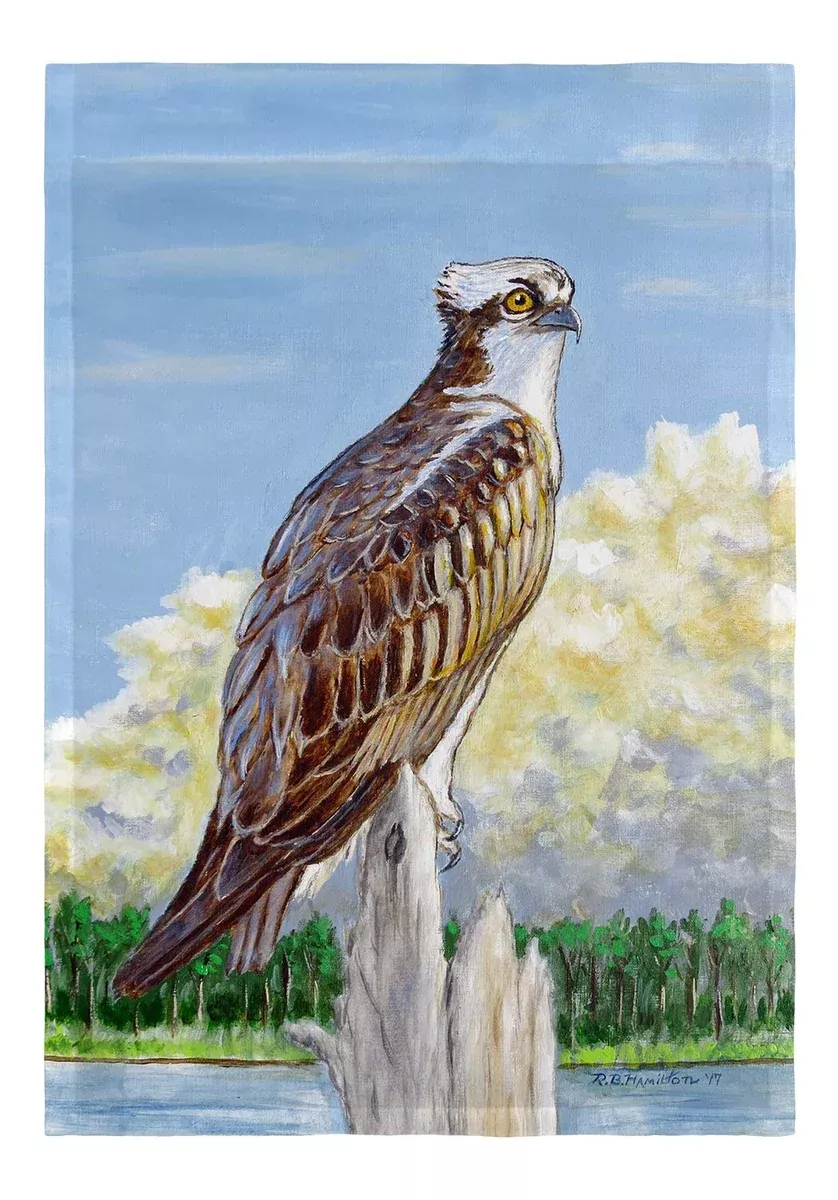 Betsy Drake Osprey Overlook Flag 12.5x18