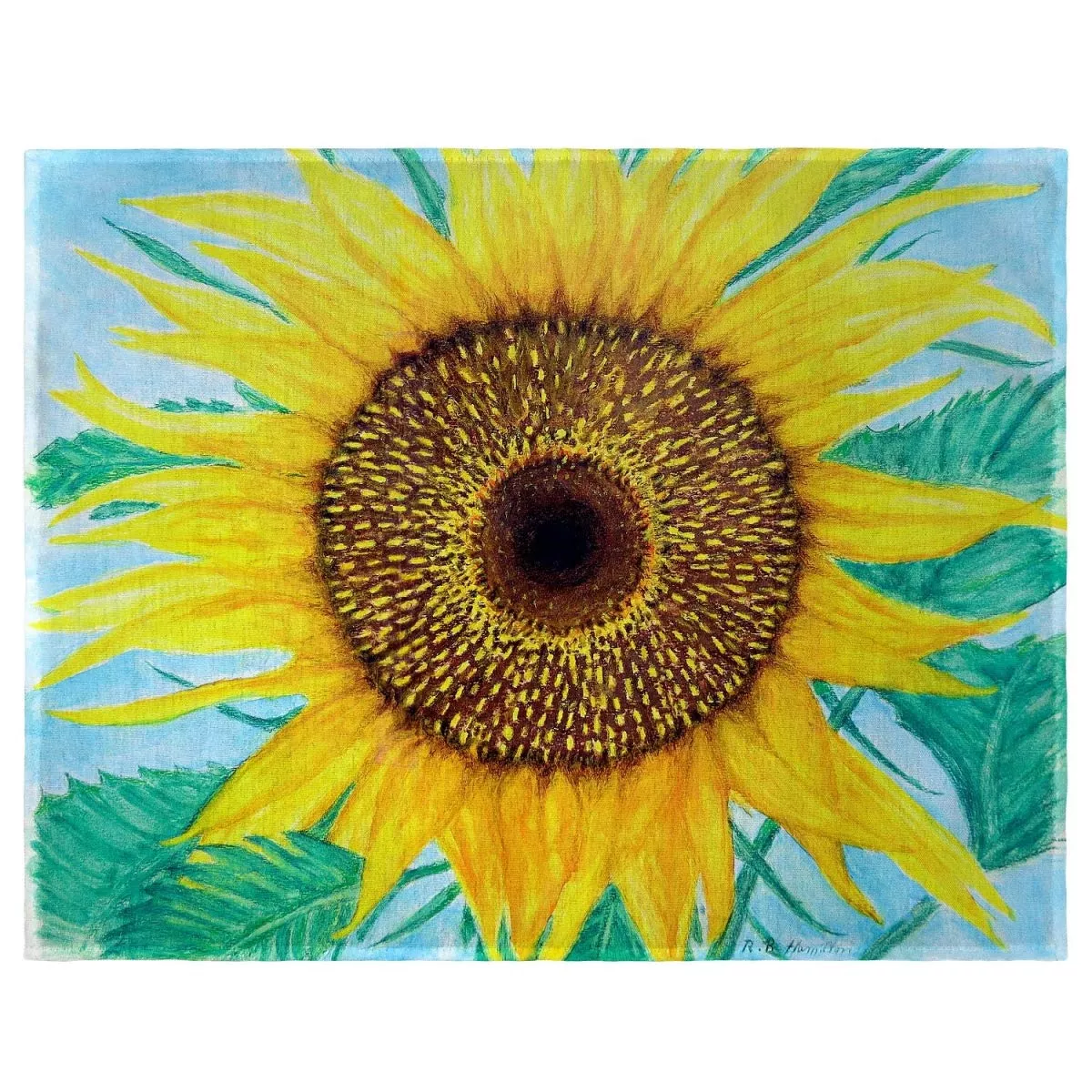 Betsy Drake PM1003 Dicks Sunflower Place Mat - Set of 4