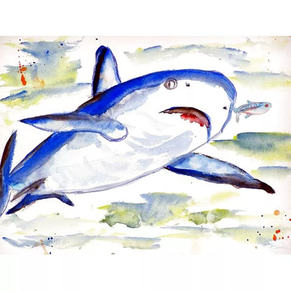 Betsy Drake PM213 Shark Place Mat, Set of 4