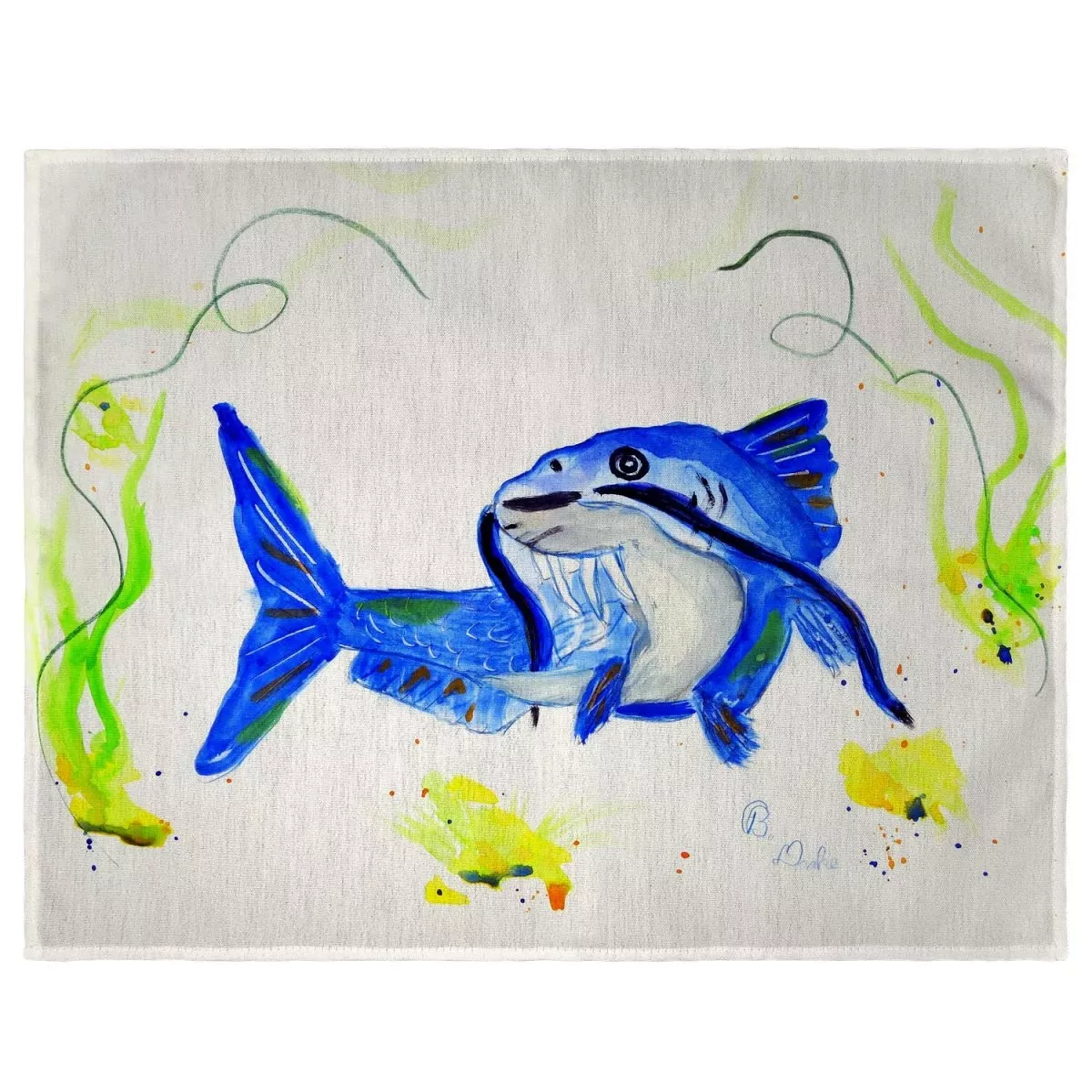 Betsy Drake PM741 Betsys Catfish Place Mat - Set of 4