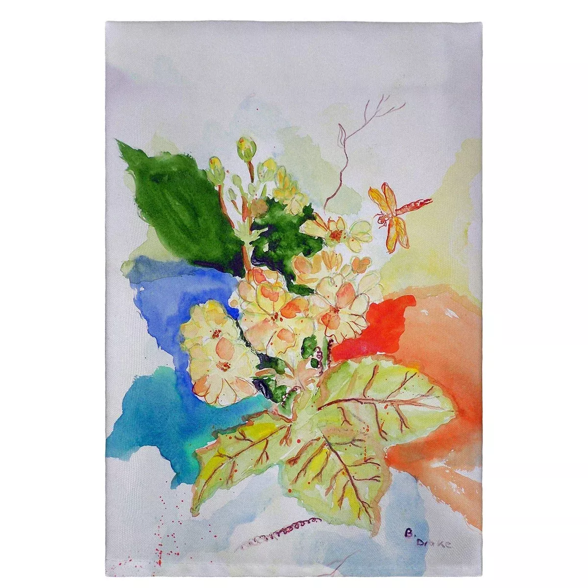 Betsy Drake Primroses Guest Towel