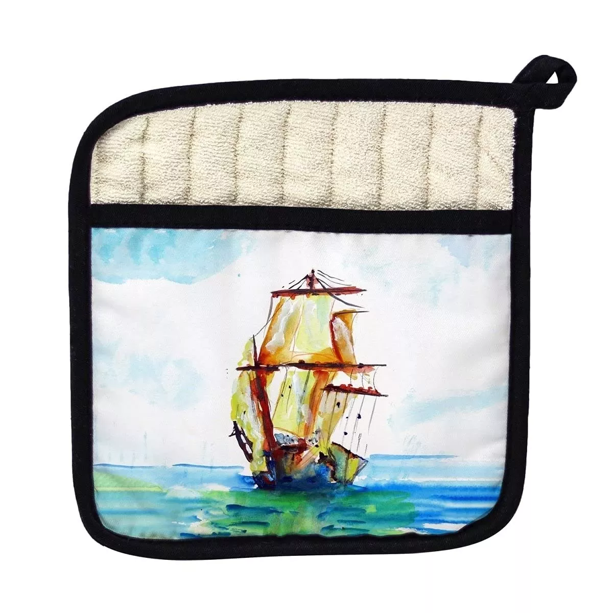 Betsy Drake PT666 Tall Ship Pot Holder