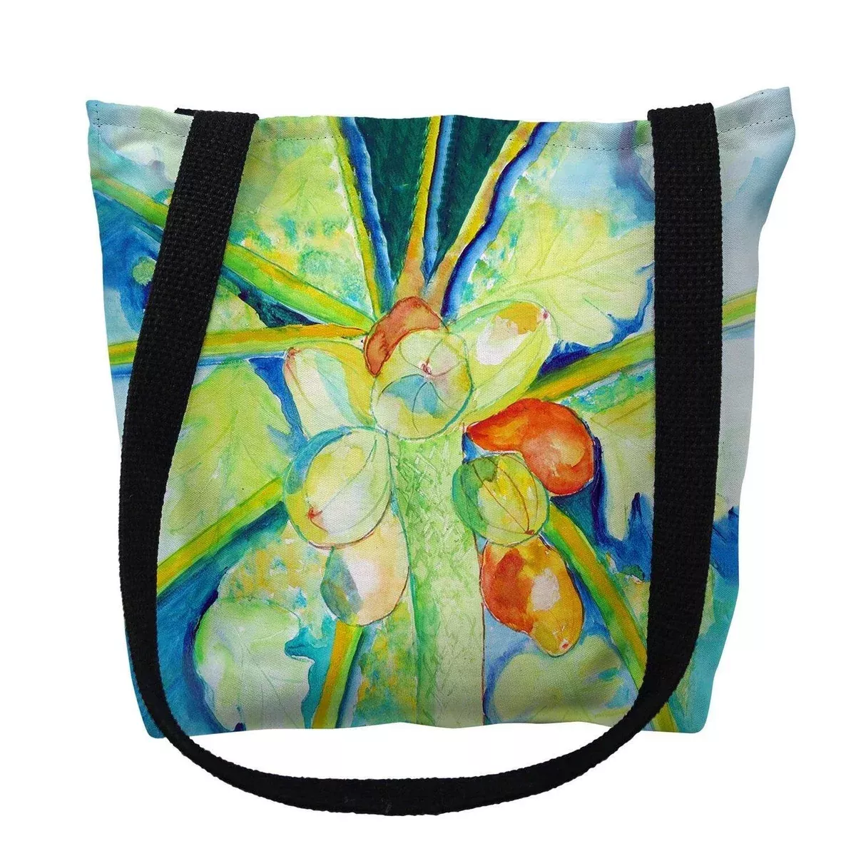 Betsy Drake TY1100M 16 x 16 in. Big Cocoa Nuts Tote Bag - Medium