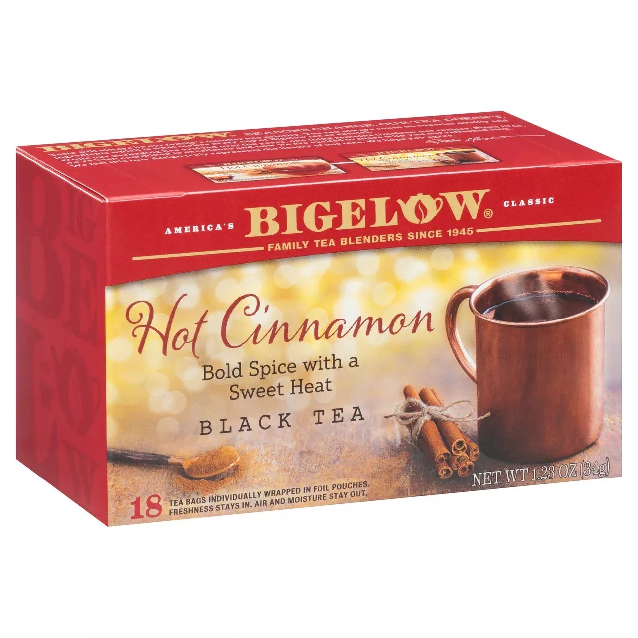 Bigelow Hot Cinnamon Tea- Case Of 6 - 18.00
