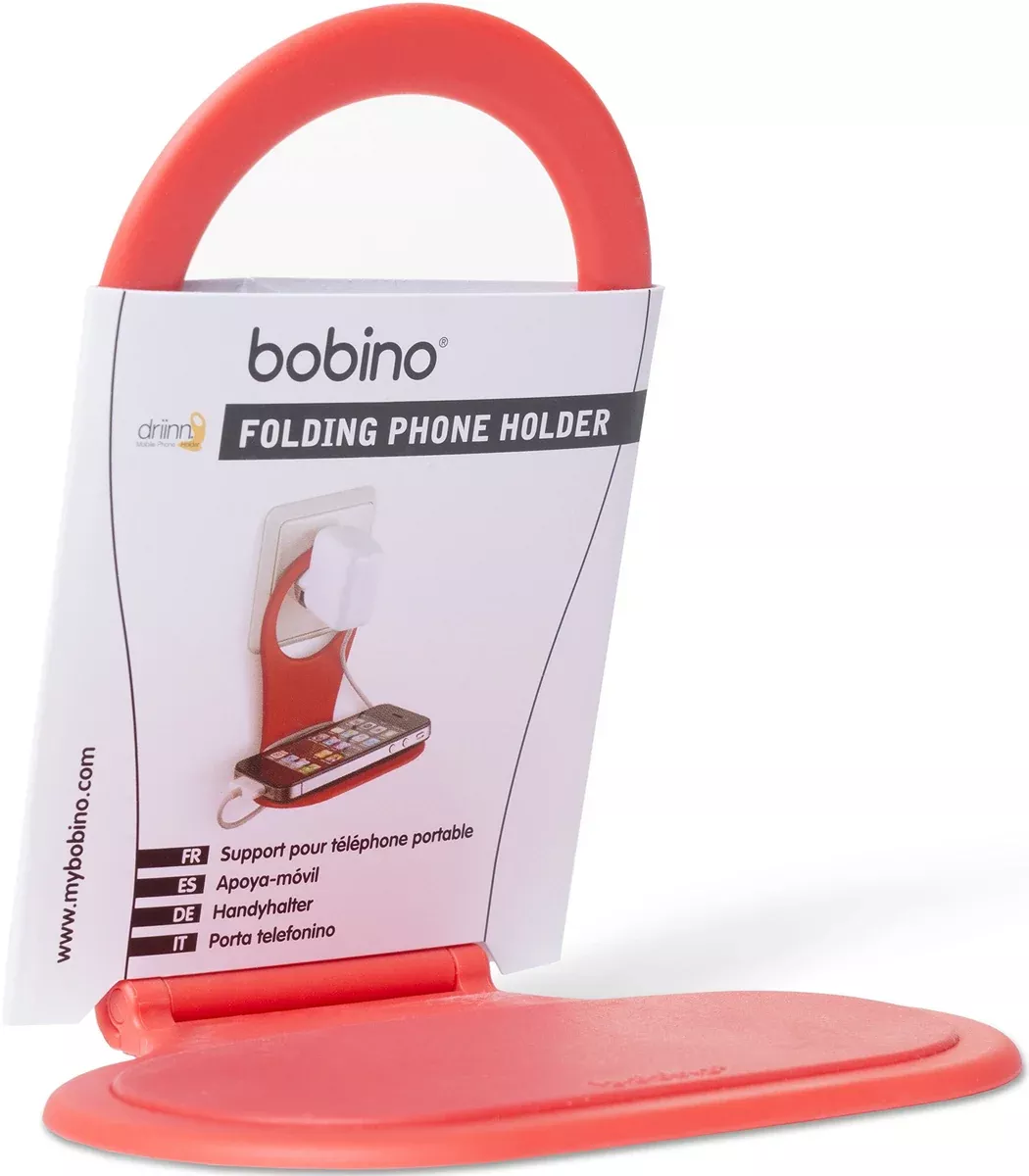 Bobino Phone Holder - Red - Stylish Minimalist Charging Shelf