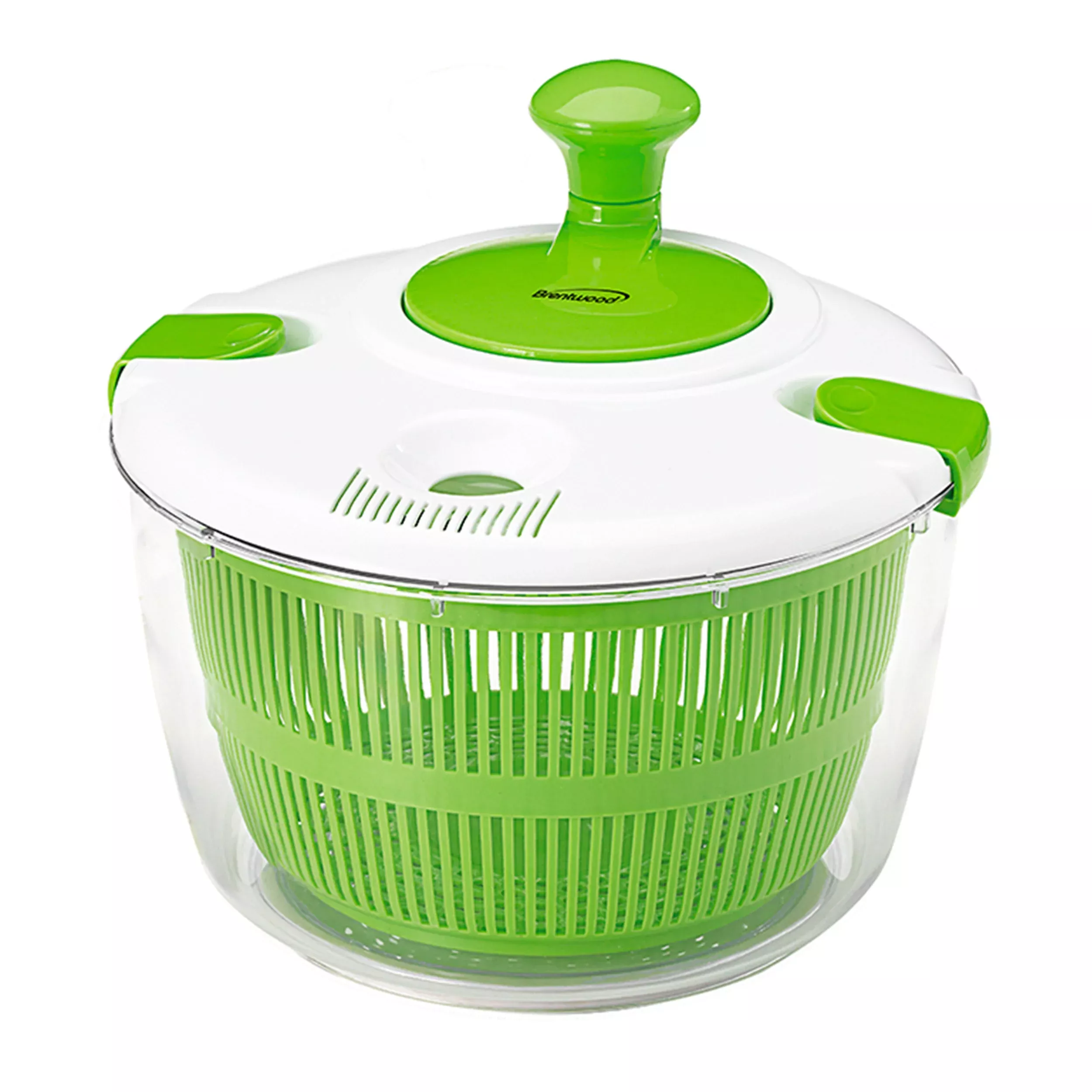 Brentwood5 Quart Salad Spinner with Serving Bowl in Green