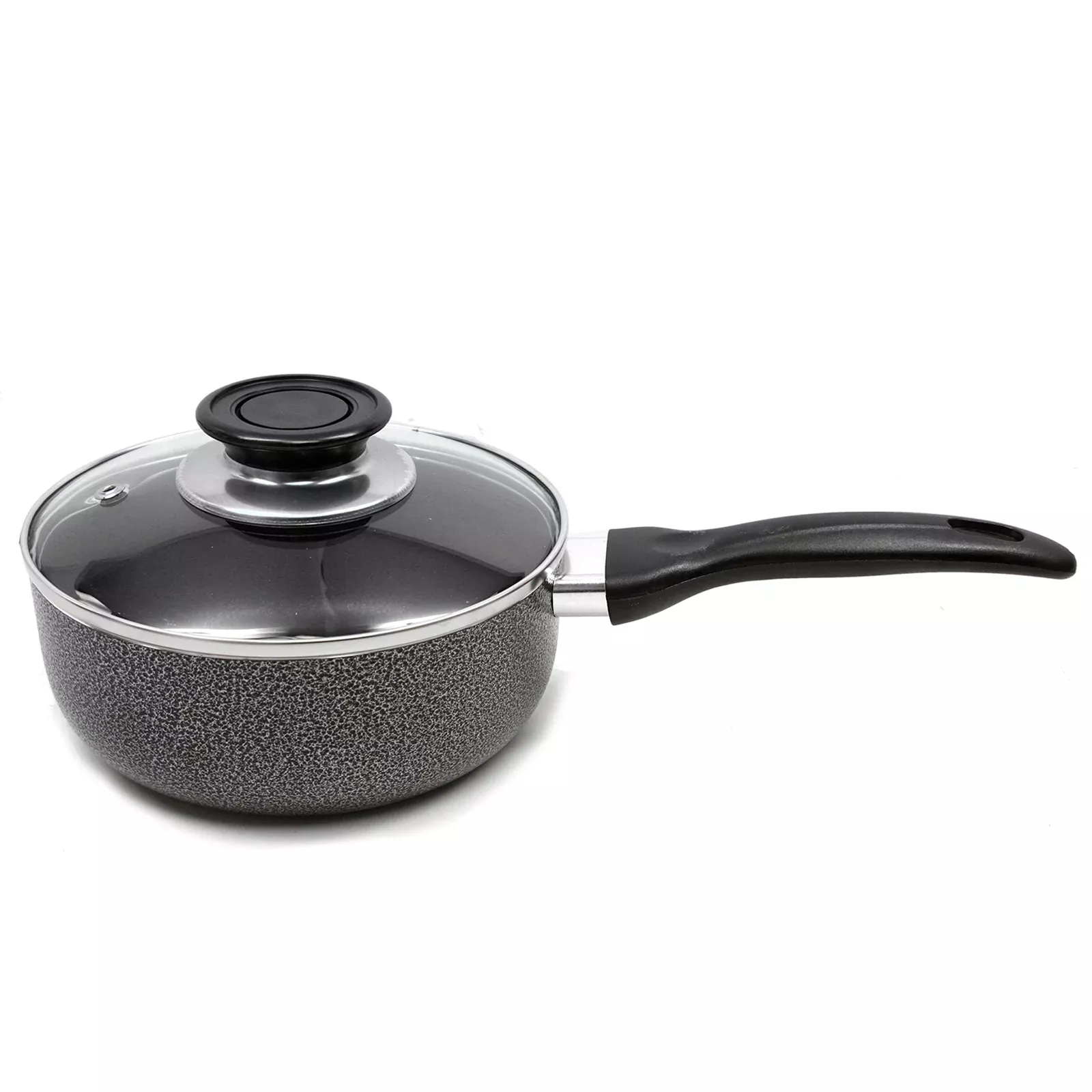 BrentwoodSaucepan Aluminum Non-Stick 2 Qt-Gray