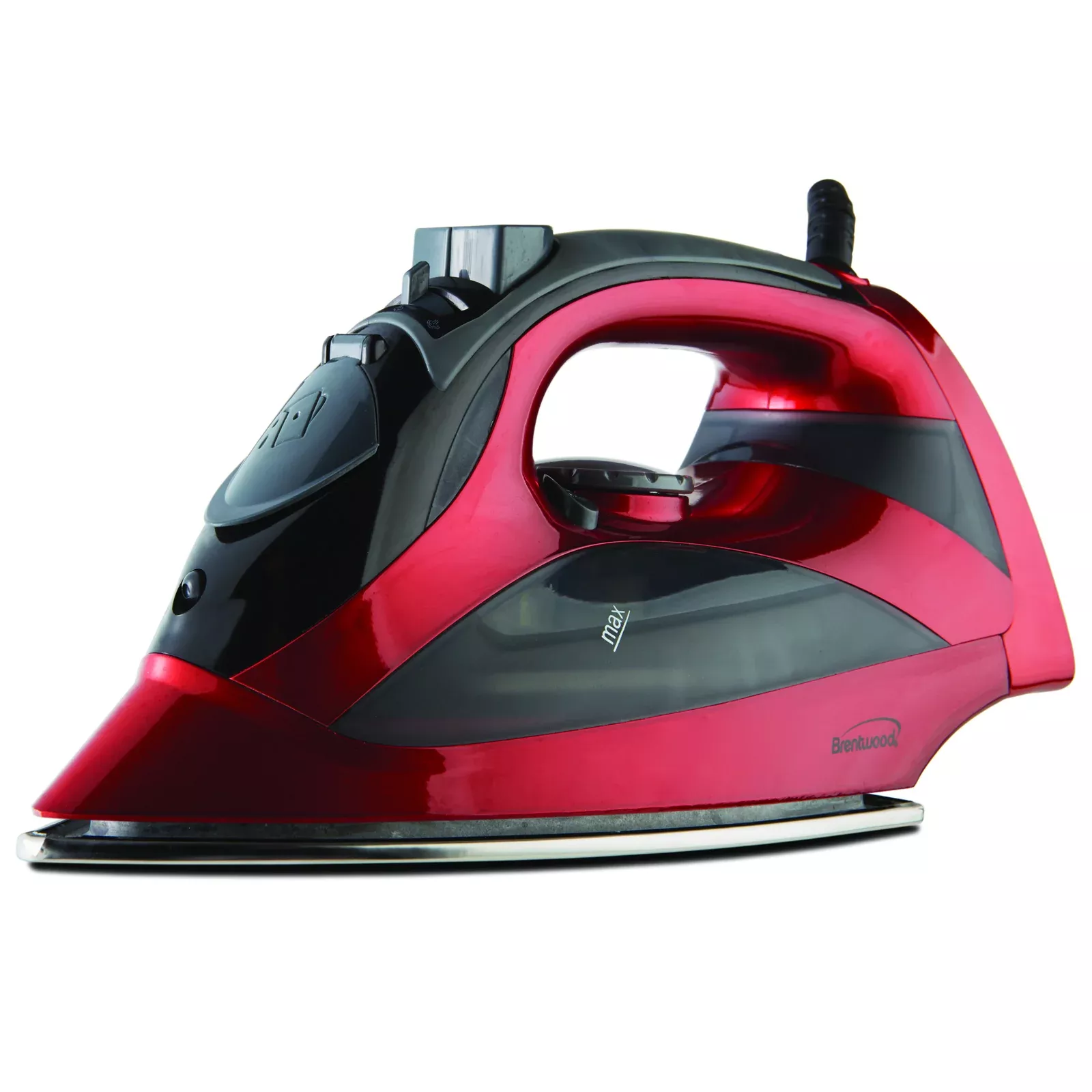 BrentwoodSteam Iron With Auto Shut-OFF - Red