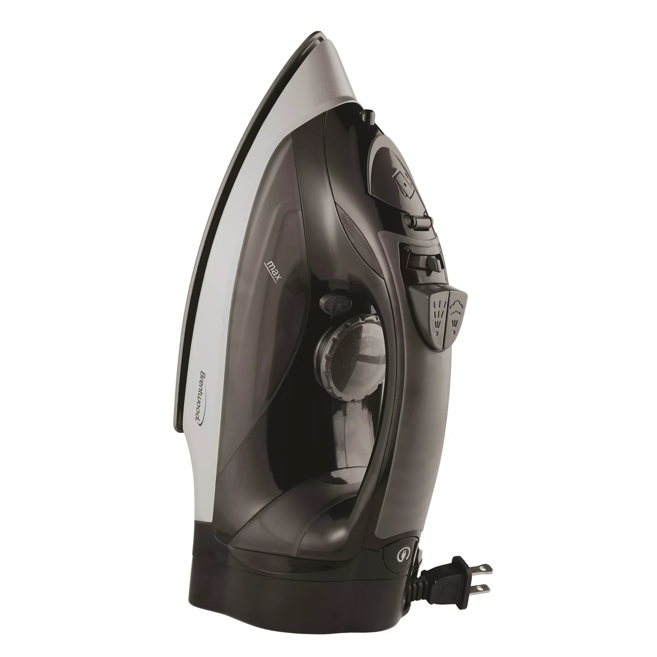 BrentwoodSteam Iron With Retractable Cord - Black