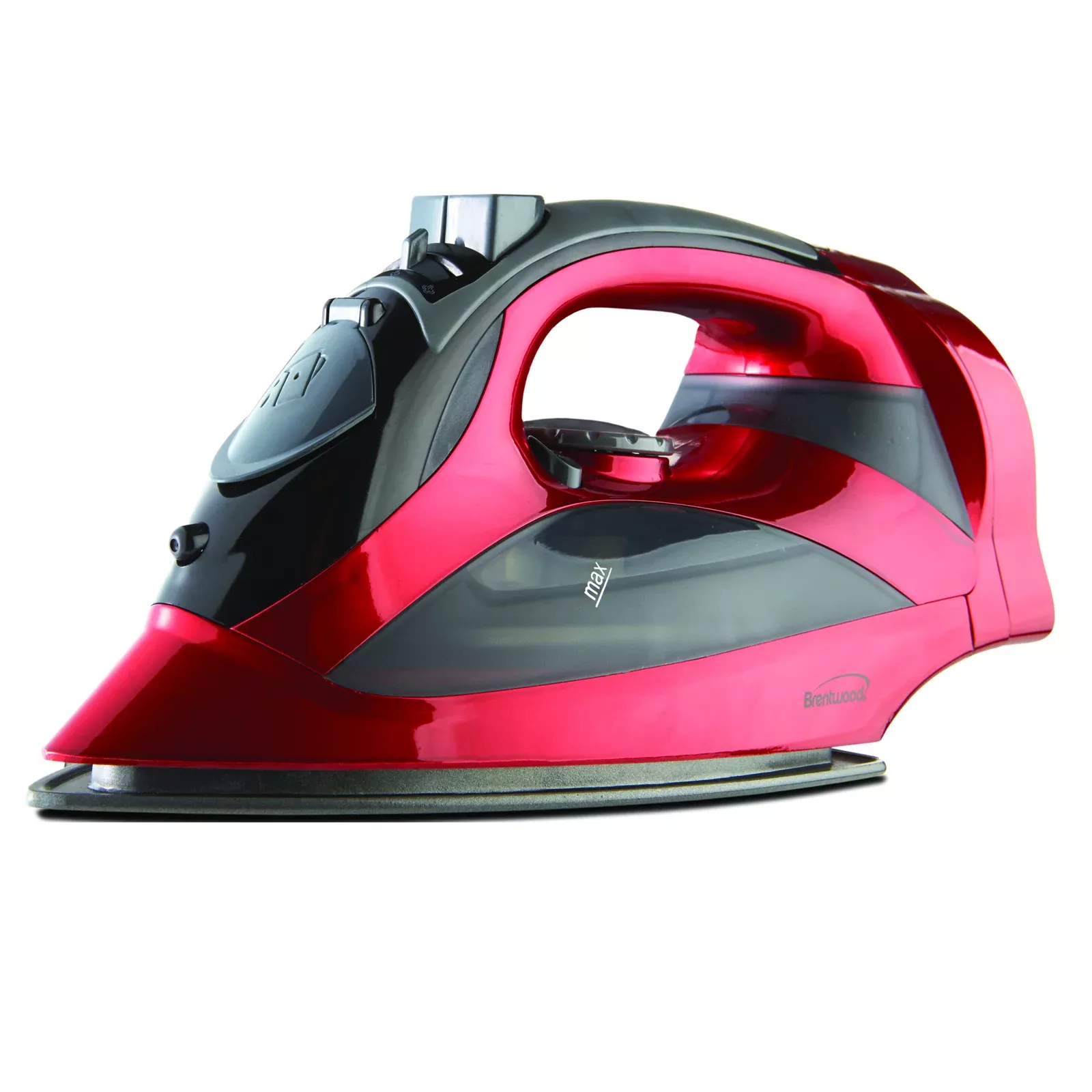 BrentwoodSteam Iron With Retractable Cord - Red