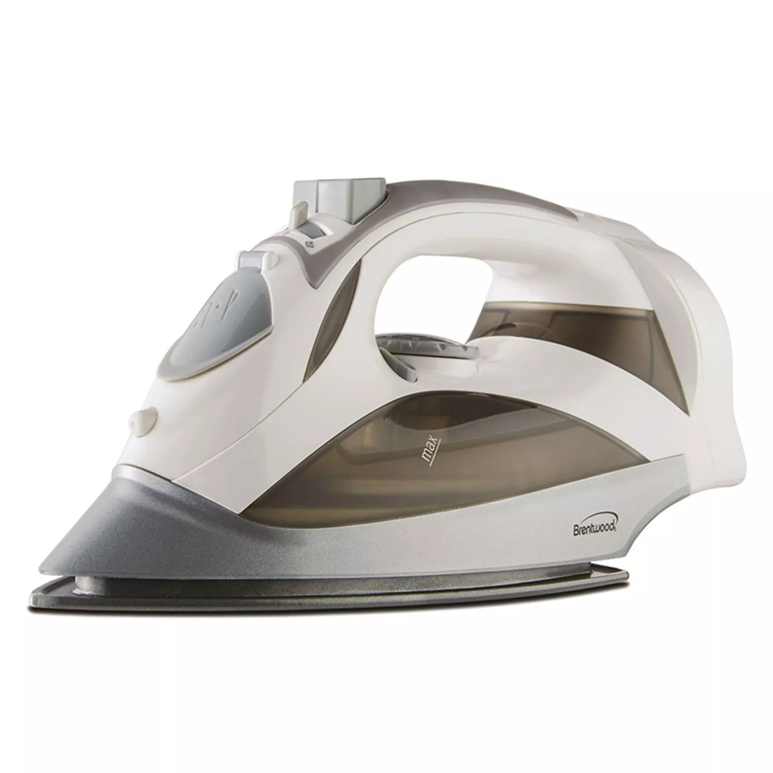 BrentwoodSteam Iron With Retractable Cord - White