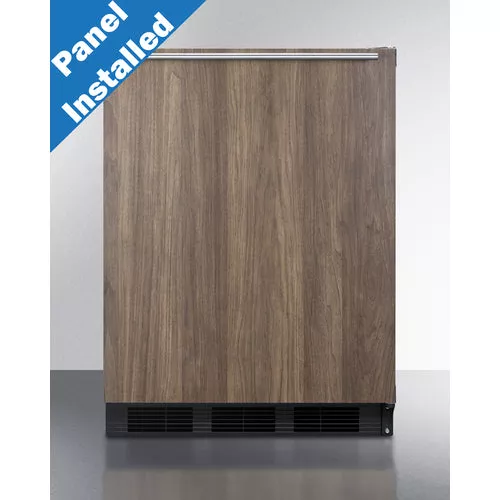 Built-In Undercounter Refrigerator/FreezerCycle Defrost With A Deluxe Interior And Pre-Installed Wood Panel On The Door - CT663BKBIWP1 Summit