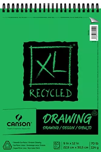 Canson XL Series Recycled Drawing Pad 9x12"