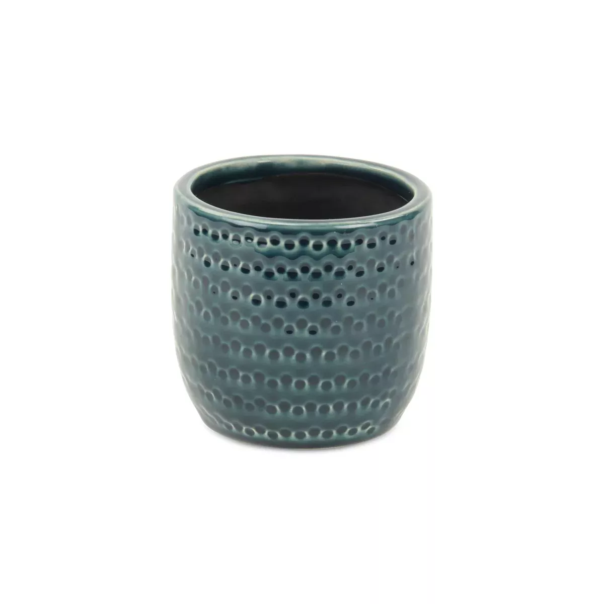 Cheung's 5779S 4.25 x 4.25 x 4.25 in. Attollo Dotted Pattern Pot
