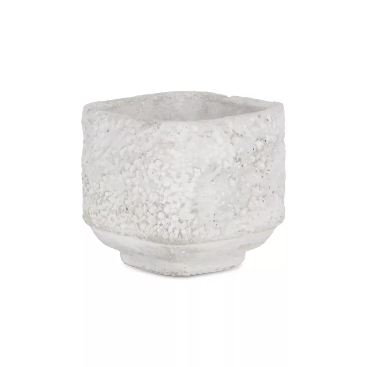 Cheung's Square Cement Ceramic Planter, Gray