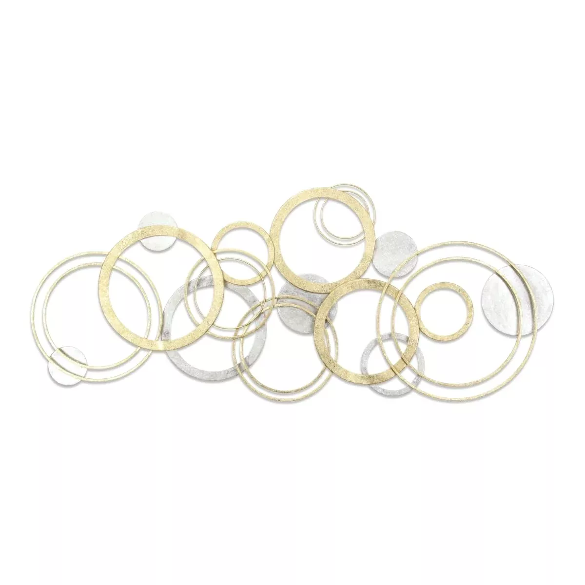 Cheungs Caliope Multi Ring Gold & Silver Wall Décor 5998