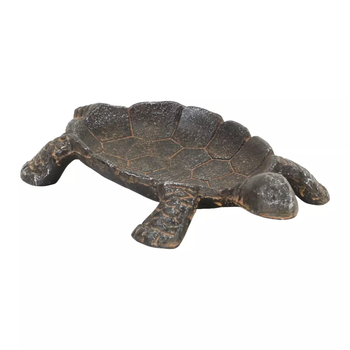Cheungs Cast Iron Turtle in Unfinished/Black Finish Table Décor