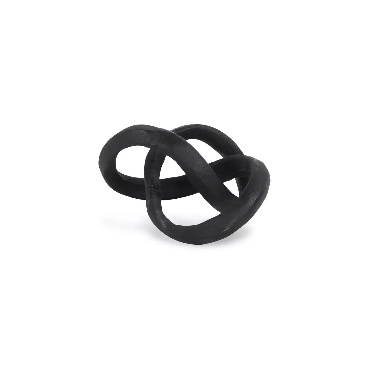 Cheungs Kompo Modern Black Abstract Infinite Knot Décor