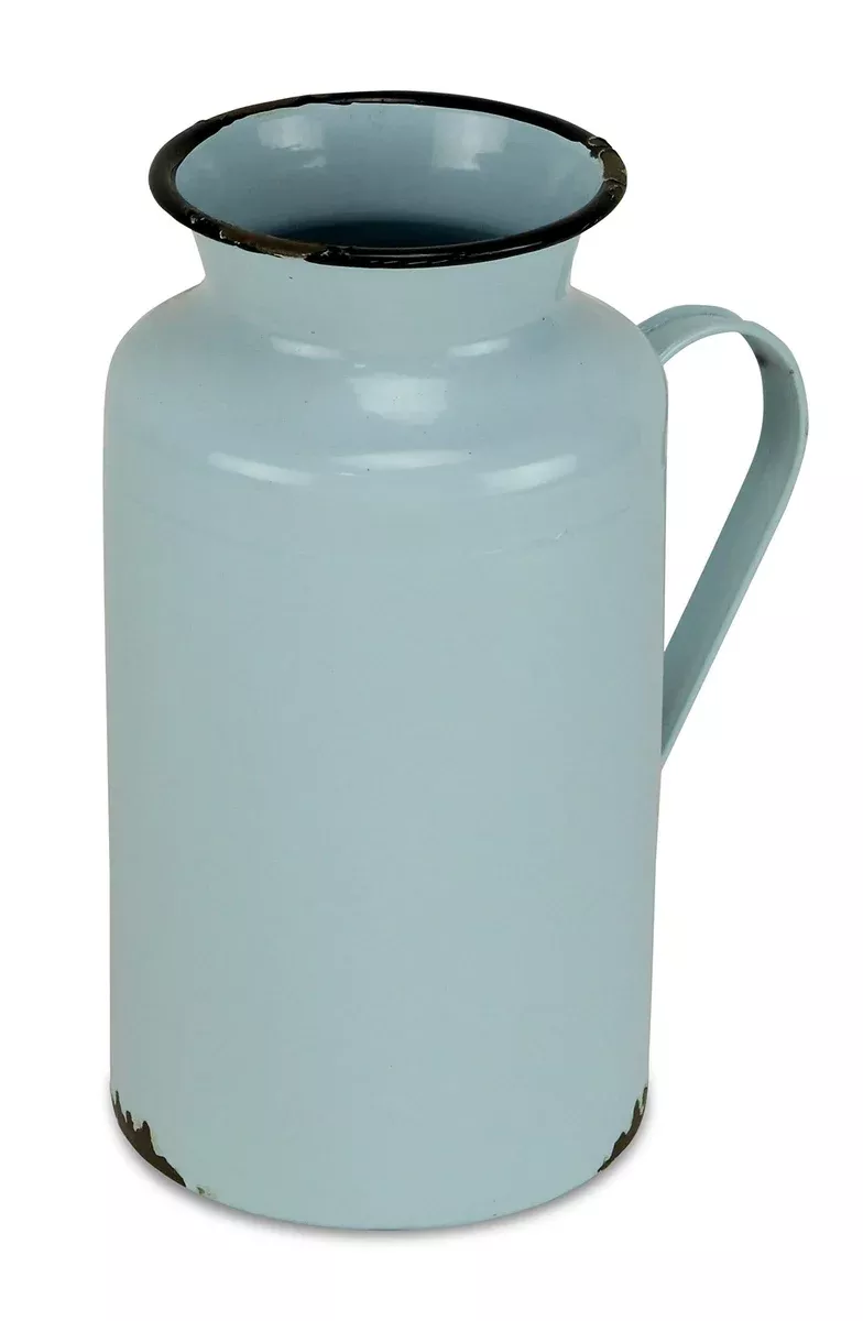 Cheungs Lacquered Blue with Black Rim Jug Table Décor
